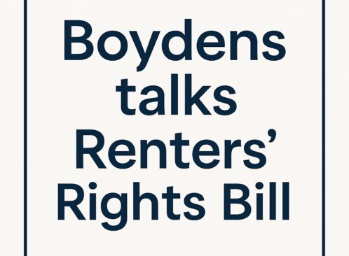 BOYDENS TALKS RENTERS' RIGHTS BILL image