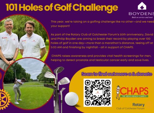 David & Philip Boyden’s Golf Marathon for CHAPS image