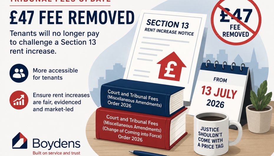 Rent Increases, Tribunal Fees and the Government's Love of Long Titles News Post Image