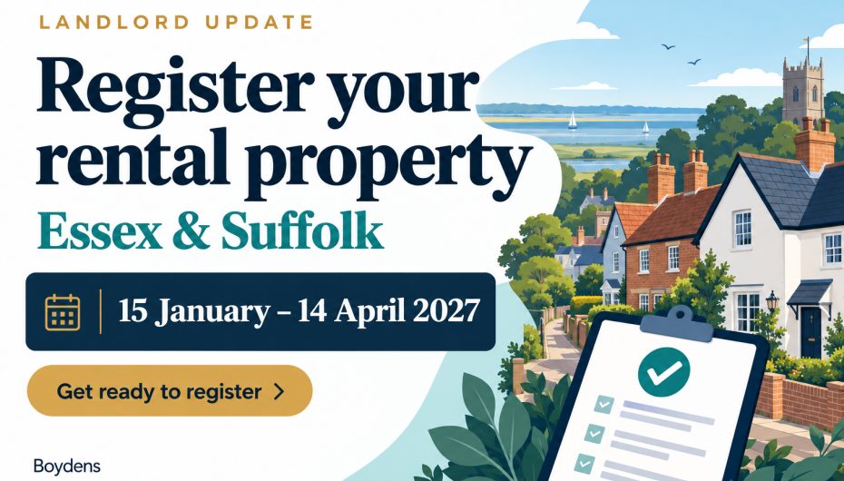 Rental Property Registration: What Essex and Suffolk landlords need to do before April 2027 News Post Image