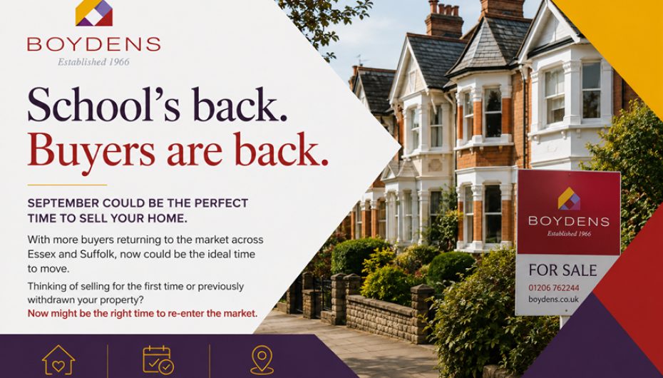 Selling Your Home in Essex or Suffolk? Why September Is a Great Time News Post Image